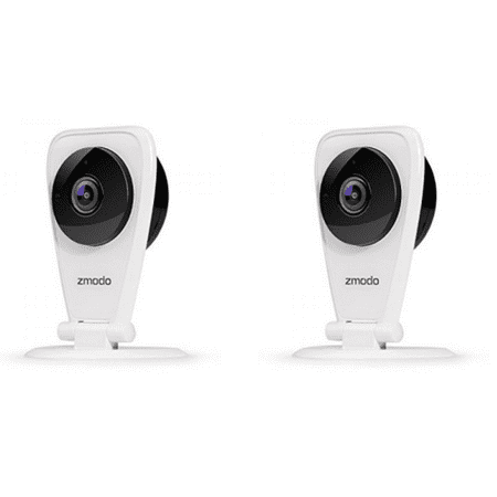 Thermal Surveillance Camera - Zmodo EZCam 720p HD WiFi Wireless Security Surveillance IP Camera System with Night Vision and Two Way Audio - Cloud Available (2-pack)