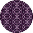 thumbnail image 1 of Ahgly Company Indoor Round Patterned Orchid Purple Area Rugs, 8' Round, 1 of 6