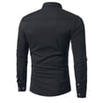 thumbnail image 3 of Lilgiuy Workout Shirts for Casual Solid Turn Down Long Sleeve Pullover Zipper Top Outwear, 3 of 4