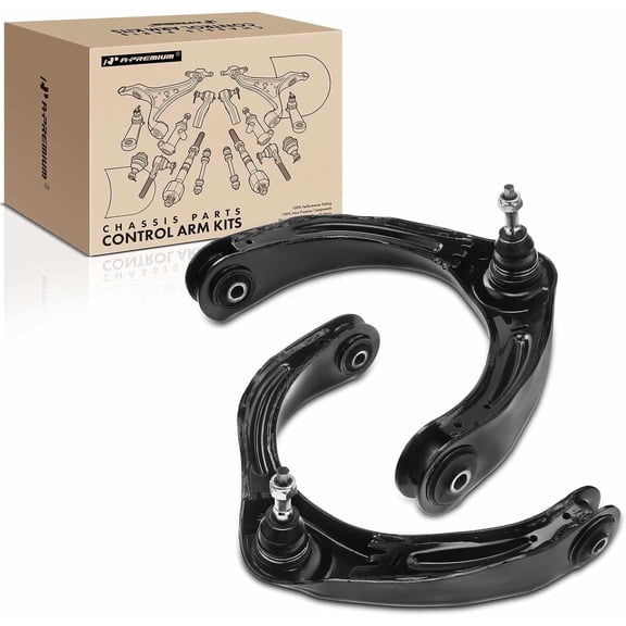 A-Premium 2 x Front Upper Control Arm with Ball Joint & Bushing, Compatible with Dodge Ram 1500 2006 2007 2008, Replace # K620174, K620175