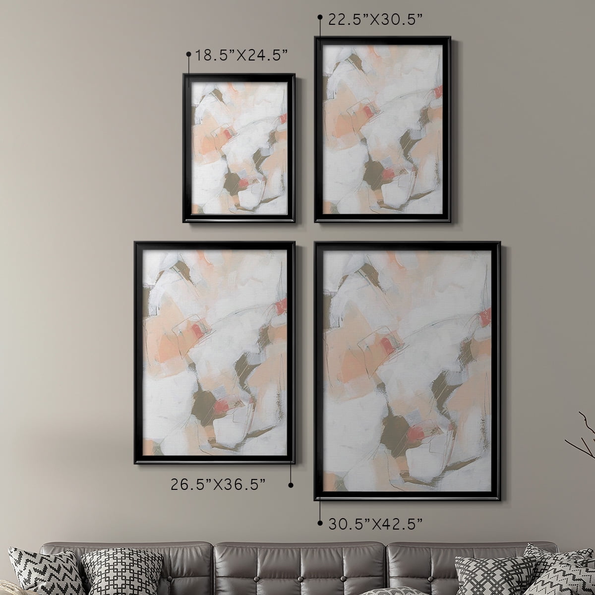 Sand Story II Premium Framed Print, in Gold, Black, or Silver - Ready to Hang