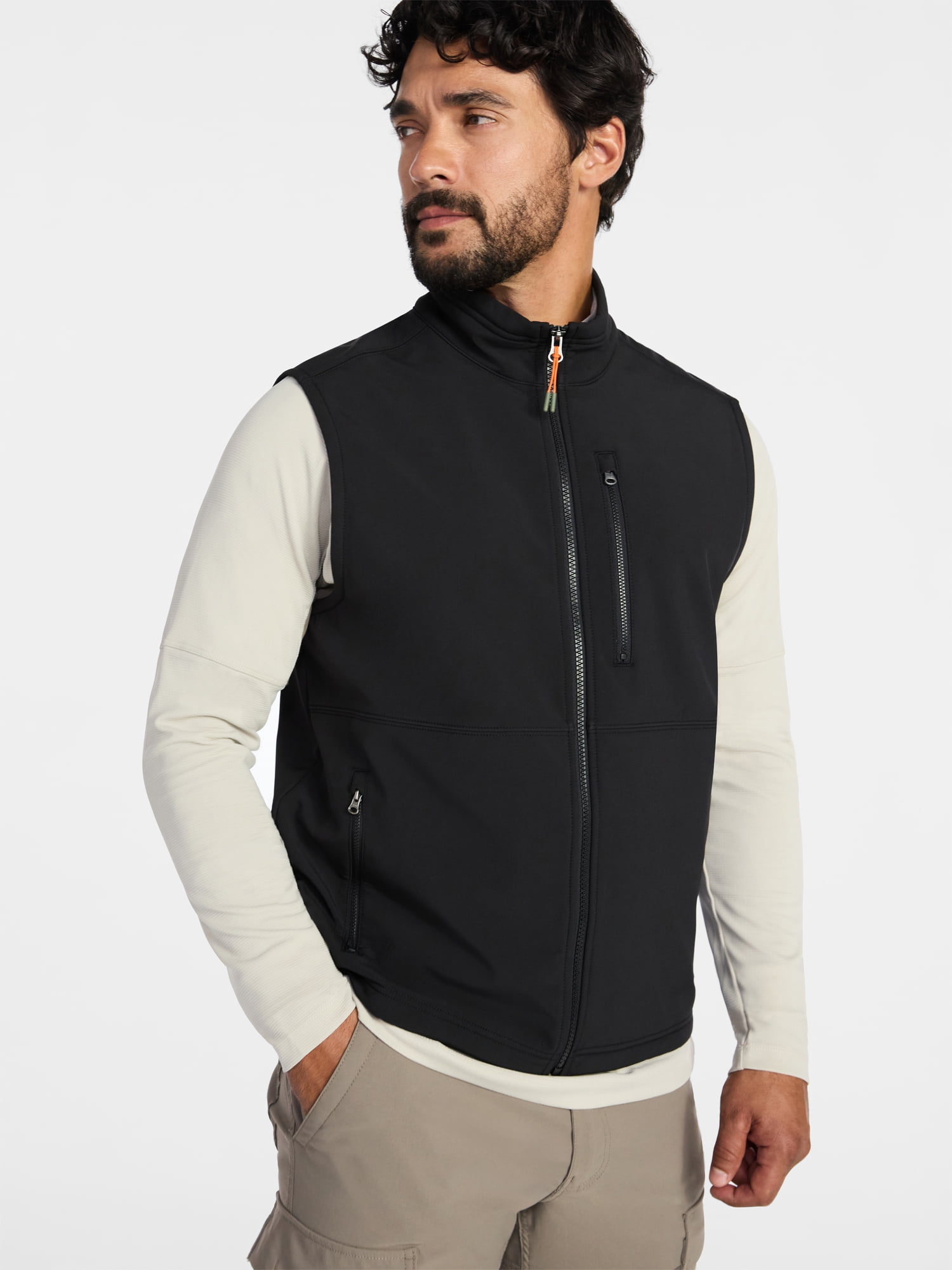 Ozark Trail Men's & Big Men's Softshell Vest, Sizes S-3XL