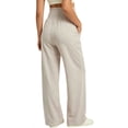 thumbnail image 4 of Lvshlubb Women's Maternity Pants High Waisted Lounge Workout Sweatpants Casual Pregnancy Joggers Plus Size Maternity Clothes, 4 of 5