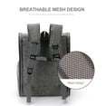thumbnail image 4 of Dcenta Cat Carrier Foldable Pet Carrier Breathable Mesh Carrier Bag with Inner Pad for Cats and Small Dogs Travel Camping Hiking, 4 of 7
