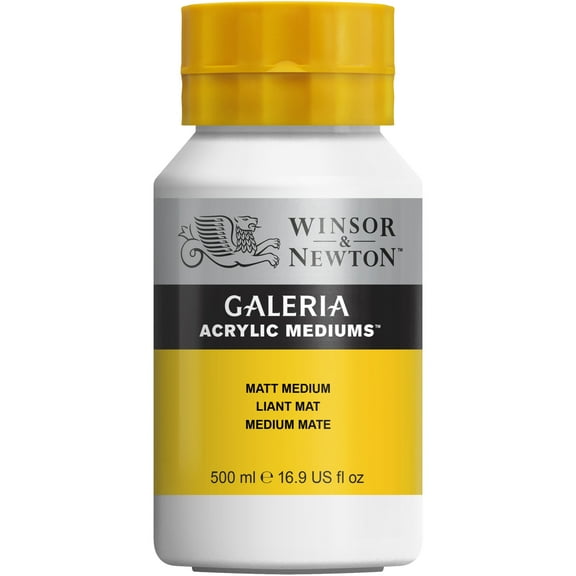 Winsor & Newton Galeria Acrylic Medium, 500ml, Matte