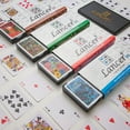 thumbnail image 2 of Lancer Dx Plastic Playing Cards Set Of 12 - Bridge Size, Multicolor Cards Packed In Three Piece Pvc Containers, Cards For All Ages Used For Card Games, Poker & Rummy | Use For Party Playing Cards, 2 of 5