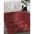 thumbnail image 3 of Ahgly Company Machine Washable Indoor Round Transitional Red Area Rugs, 6' Round, 3 of 7