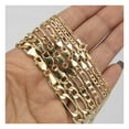 thumbnail image 5 of Figaro Link Chain Necklace 10K Yellow Gold, Adult Unisex, ALL SIZES - Goldum NYC, 5 of 5