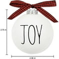 thumbnail image 6 of Dalrosia Christmas Decoration, 12PCS Christmas Balls Ornaments, 2.36" Christmas Tree Decoration Ornaments, Shatterproof Bulbs with Buffalo Plaid Bows, Holiday Balls for Xmas Tree Holiday Wreath Decor, 6 of 7