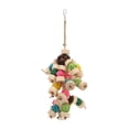 thumbnail image 2 of Bird Bite Toy  Chewing Toy Colorful Safe Relieve Anxiety Hanging  Sepak Takraw Toy For Birds Parrots, 2 of 8