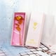 thumbnail image 1 of Xihbxyly Rosa Artificial Colorida, Elegante Tallo Dorado, Caja de Regalo Romántica, Perfecta para San Valentín, Día de La Madre, Boda o Aniversario, 25 Cm de Altura, Diseño Multicolor., 1 of 1