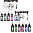 thumbnail image 1 of Clearance!DHALL Tattoo Temporary Kit Freehand Ink Semi Permanent Gel Free DIY s Fake Freckles Temp s For Women Kids Men 15ml, 1 of 9