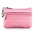 thumbnail image 3 of ✪ Soft Men Women Card Coin Key Holder Zip Genuine Leather Wallet Pouch Bag Purse, 3 of 17