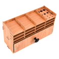 thumbnail image 2 of Rhinestone Storage Box DIY Wooden Multi Layers Grids Rhinestone Tool Organizer for Rhinestones Earrings Necklaces, 2 of 5