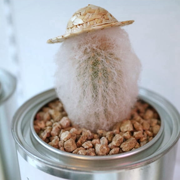 BESTOYARD 10Pcs Mini Tea Party Hats Handmade Craft Hat for Decoration in Khaki