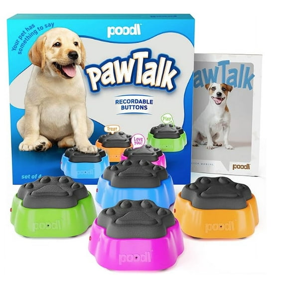 Voice Recording Button, Dog Buttons for Communication Pet Training Buzzer,