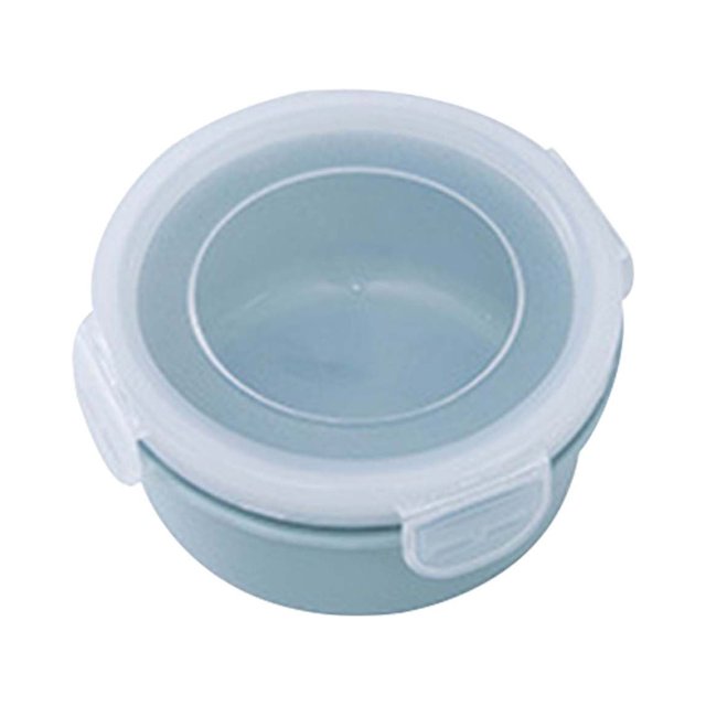Teissuly New Small Round Deli Containers with Lids, Airtight Leakproof Reusable Food Storage, Plastic To Go Bento Box, Mini Lunch Box, Snack Storage Bowl, for Kitchen, Picnic
