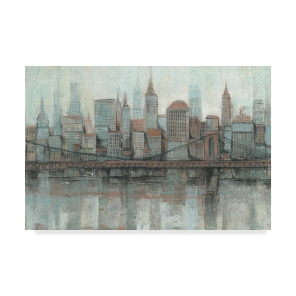 Trademark Fine Art 'City Center I' Canvas Art by Tim OToole