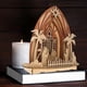 thumbnail image 4 of Fiudx Belén de Madera, Decoración Navideña, Artesanía Religiosa Duradera, Mensaje Navideño de Paz, Ideal para El Hogar y La Familia, Regalo de Navidad, 18 X 9,8 X 22 Cm., 4 of 7