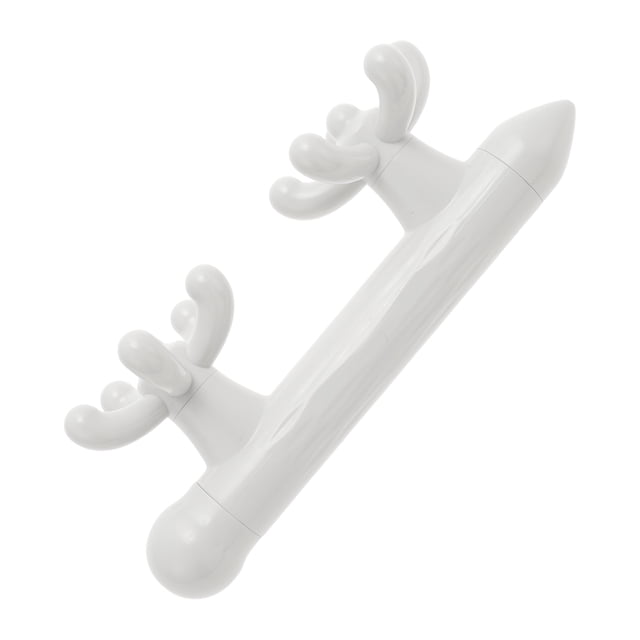 Herramienta de masaje de fascia Unique Bargains, masajista de liberación miofascial para cuello, hombros y piernas, blanca