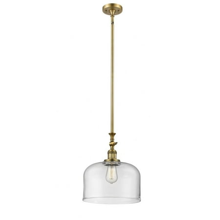 

Innovations 206-BB-G72-L-LED X-Large Bell 1 Light Mini Pendant part of the Franklin Restoration Collection Brushed Brass