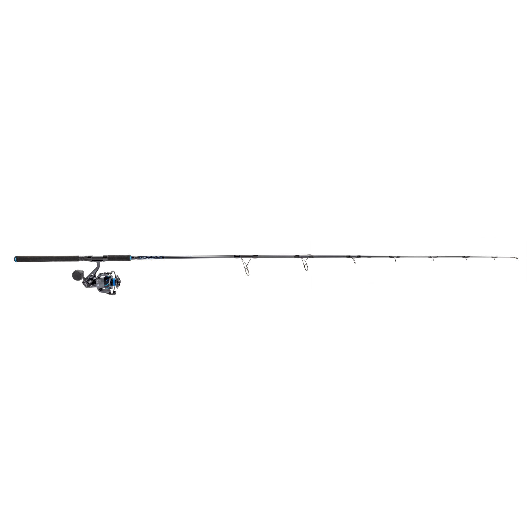 Quantum Merit Spinning Reel and Fishing Rod Combo, 7-Foot, Medium Power, 1-Piece Rod, Size 5000 Reel