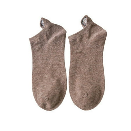 

Zzwxwb Socks For Women&Men Women Shortcylinder Cartoons Embroidery Towel Bottom Socks Lnvisible Ship Socks Coffee