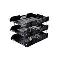 thumbnail image 1 of Office Supplies Document Storage Data Rack Ventilation Three Levels File Block 325 * 255 * 255 mm Black, 1 of 4