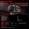 A-Premium AC Compressor with Clutch for Hyundai Elantra 2011-13 & Kia ...
