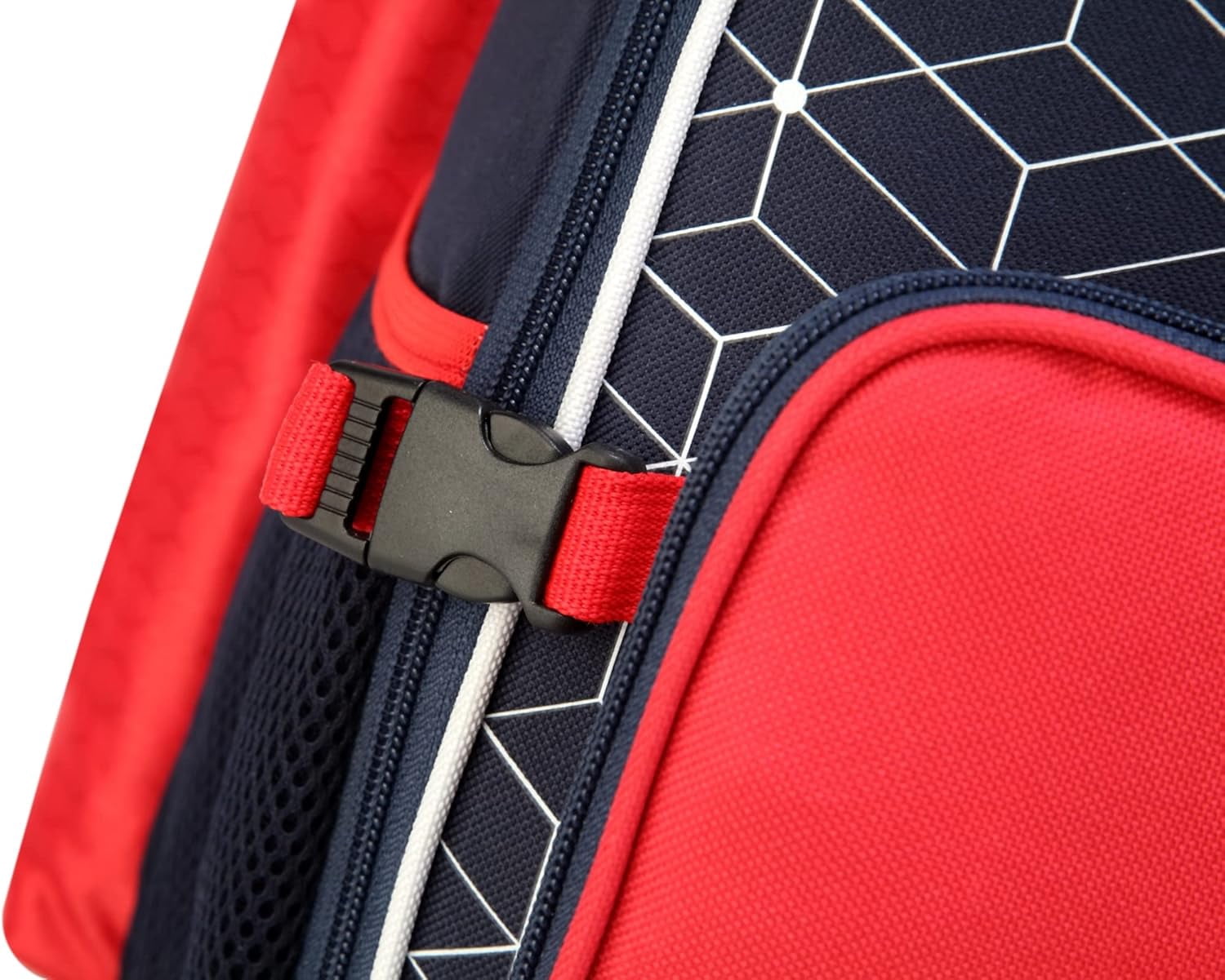 WW WARRON WOODS Pro Series Softball Baseball Backpack Navy/Passion Red with pocket
