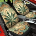thumbnail image 4 of Chririnla Car Seat Covers Boho Maple Leaf Print Set of 2 Waterproof Auto Accessories Protectors Car Decor Universal Fit for Car Truck SUV, 4 of 7
