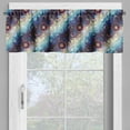 thumbnail image 4 of Ambesonne Leaf Valance & Curtain, Diagonal Gradient Lotus, 55"x36", Multicolor, 4 of 6