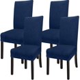 thumbnail image 1 of Chair Covers for Dining Room Set of 4,Stretch Waterproof Kitchen Chair Slipcover Washable Removable Dining Table Parsons Chair Protectors Slip Covers,Navy Blue, 1 of 7