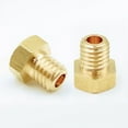 thumbnail image 1 of Carburetor Main Jet 5mmx0.8 Thread Hexagon Brass Injector Nozzle for YAMAHA S7 TK JOG ZY Teikei 100 Size 80-128, 1 of 2