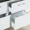 thumbnail image 4 of Bellaterra Home 48 in. Double sink vanity with white carrara top, 4 of 9