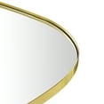 thumbnail image 5 of TEHOME Bertlinde Contemporary and Farmhouse 26x36'' Gold Metal Framed Asymmetrical Mirror Irregular Mirror, 5 of 8