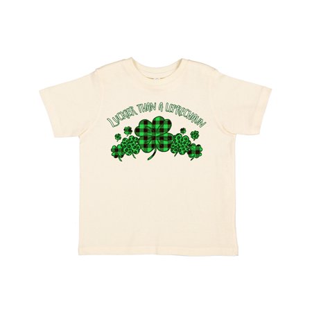 

Inktastic St. Patrick s Day Luckier Than a Leprechaun Gift Toddler Boy or Toddler Girl T-Shirt