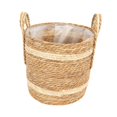 thumbnail image 1 of S SERENABLE Flower Pot Cover Office Decorative Wrap Woven Planter Basket Plant Container 28cmx28cm, 1 of 9