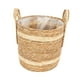 thumbnail image 1 of Cesta tejida para macetas, cubierta decorativa para macetas, adorno para el hogar 28 cmx28cm, 1 of 9