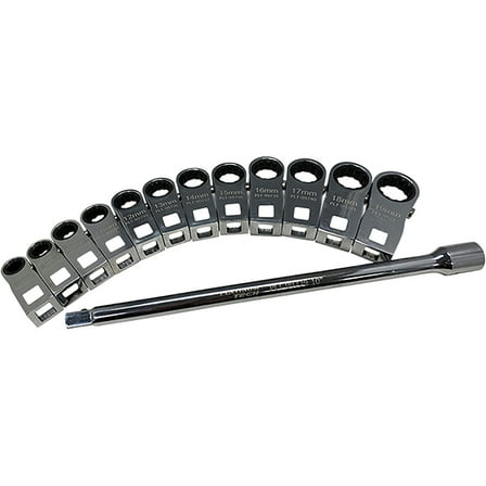 12PC METRATCT Crowfoot Wrench Set 99730