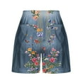 thumbnail image 4 of POROPL Womens Shorts Summer Fashion Casual Shorts with Pockets Print Short, 4 of 5