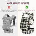 thumbnail image 3 of Momcozy Cangurera Ergonómico, Portabebés de Algodón, Mochila para Bebé BC001, 3 of 8