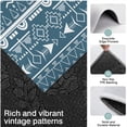 thumbnail image 3 of Blue Geometric Triangle Arrow Pattern Kitchen Rugs Sets Of 3,Kitchen Runner Rugs Non Skid Washable,Decorative Kitchen Floor Mats for Kitchen,Sink,Laundry,17"x30"+ 17"x47" + 17"x59", 3 of 6