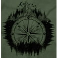 thumbnail image 2 of Mountain Compass Symbolic Spirit Unisex Plus Fleece Graphic Sweatshirt Brisco Brands 4X, 2 of 5