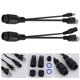 thumbnail image 2 of Bearachild 12V Power Over Ethernet Pasivo POE Adaptador Cable Divisor Inyector Impermeable Negro Cámaras de vigilancia, 2 of 6