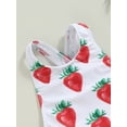 thumbnail image 5 of Toddler Baby Girl One Piece Swimsuit Fruit Strap Sleeveless Bathing Suit Backless Ruffles Swimwear Kids Summer Beach Wear, 5 of 7