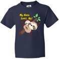 thumbnail image 3 of Inktastic My Nana Loves Me Youth T-Shirt, 3 of 5