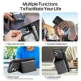 thumbnail image 4 of Allytechgroup Compatible with Magsafe 2 in 1 Detachable Samsung Galaxy S25+ Wallet Case, PU Leather RFID Blocking Flip Kickstand with Card Holder for Samsung Galaxy S25+, Black, 4 of 8