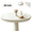 60"(Round), variant on Gogcaro 60" Round Fitted Tablecloth - Heavy Duty Elasticized Table Cover Elastic Edged Plastic Tablecloth Protector Fits 45"-56" Diameter Tables(Transparent)