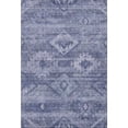 thumbnail image 4 of HomeRoots 667055 3 x 5 ft. Navy Blue & Ivory Southwestern Transitional Washable Machine Made Rectangle Area Rug with UV Protection, 4 of 9